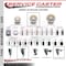 Service Caster 4'' Nylon Swivel 7/8'' Expanding Stem Caster Total Lock Brake SCC-EXTTL20S414-NYS-78 - alternate 4